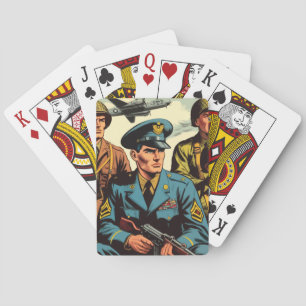 Baraja De Cartas Historietas militares de soldados de época