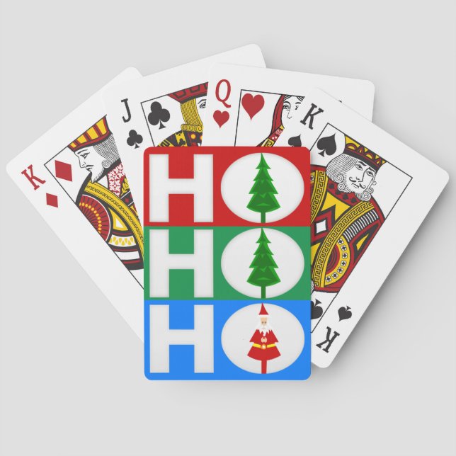 Baraja De Cartas ho ho ho (Reverso)