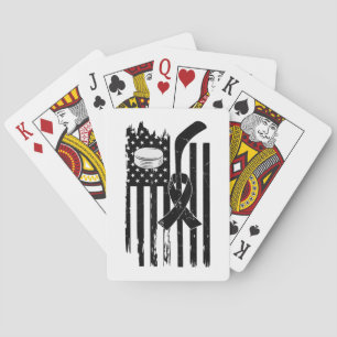 Baraja De Cartas Hockey Cinta rosada Sensibilización sobre el Cánce