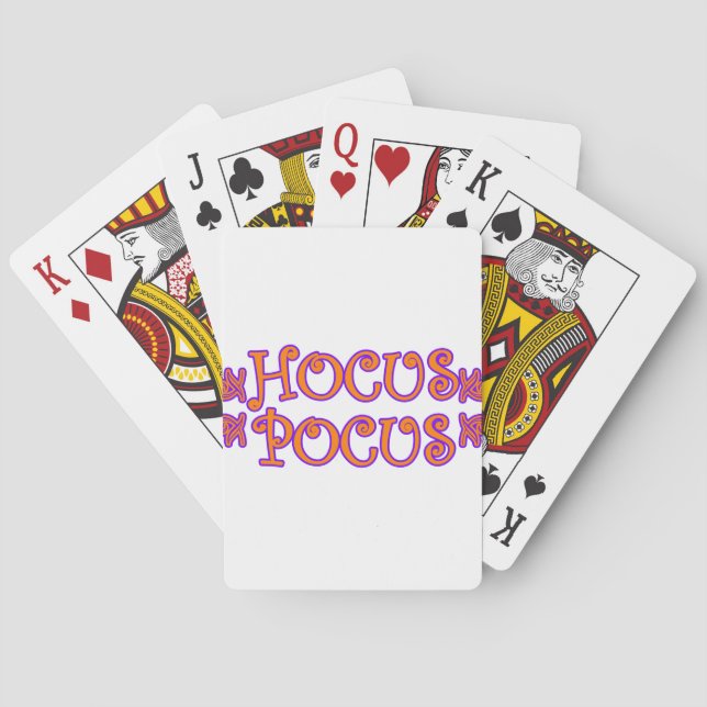 Baraja De Cartas Hocus Pocus (Reverso)