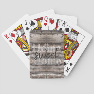 BARAJA DE CARTAS HOGAR CASERO RÚSTICO  