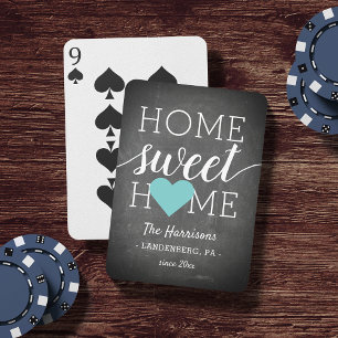 Baraja De Cartas Hogar dulce hogar   Nombre de la familia y Ciudad 
