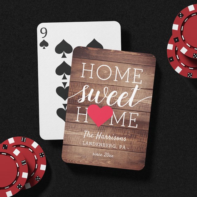 Baraja De Cartas Hogar dulce hogar | Nombre de la familia y Ciudad  (Subido por el creador)