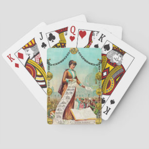 Baraja De Cartas Hogares libres 1890
