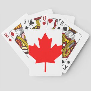 Baraja De Cartas Hoja de arce canadiense