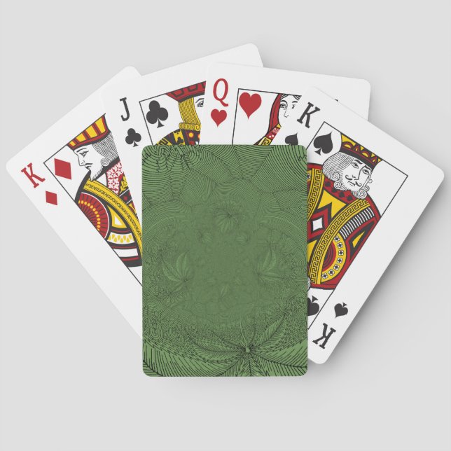 Baraja De Cartas Hoja de cáñamo 1,1 (Reverso)