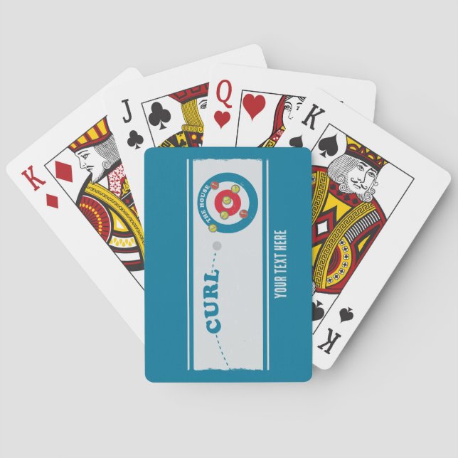 Baraja De Cartas Hoja de curado Piedras de curvo (Reverso)