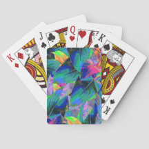 Hojas de árboles psicodélicas