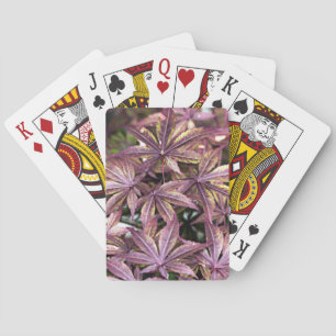 Baraja De Cartas Hojas de arce japonesas