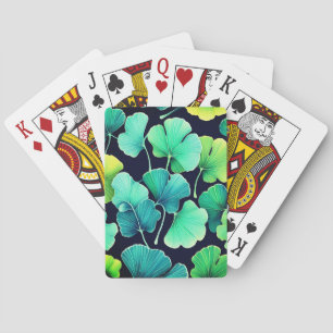 Baraja De Cartas Hojas de Ginko biloba