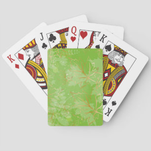 Baraja De Cartas Hojas de oro 7