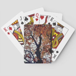 Baraja De Cartas Hojas doradas