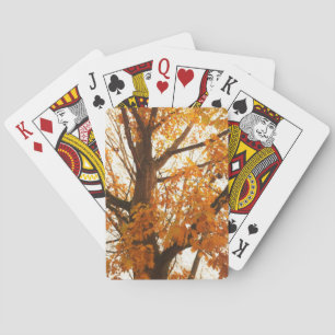 Baraja De Cartas Hojas otoñales
