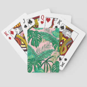 Baraja De Cartas Hojas tropicales