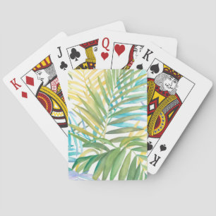Baraja De Cartas Hojas tropicales de palmera