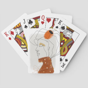 Baraja De Cartas Hojas Tropicales, Diseño De Patrones Sin Marea.