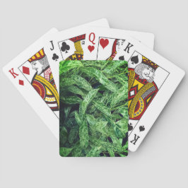 Baraja De Cartas Hojas verdes