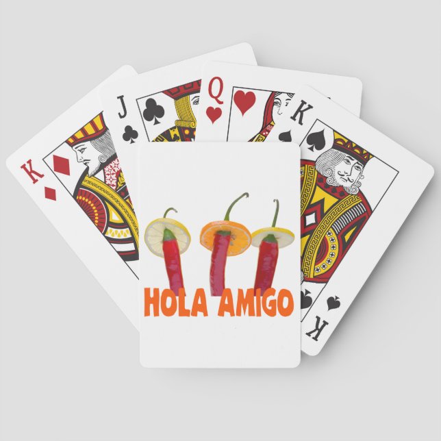Baraja De Cartas Hola Amigo (Reverso)