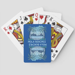 Baraja De Cartas HOLA BEACHES divertida vida de playa verano