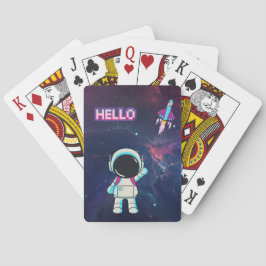 Baraja De Cartas Hola desde el espacio.
