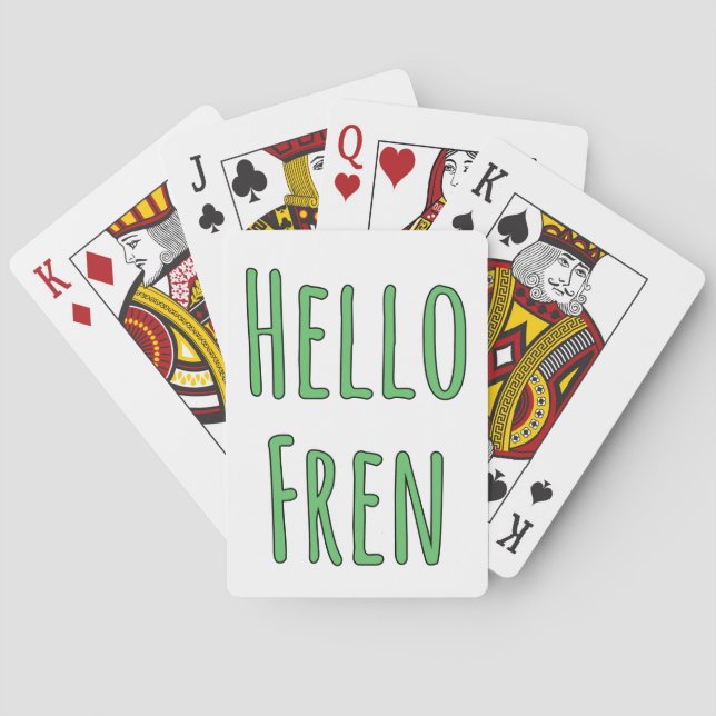 Baraja De Cartas Hola Fren (Reverso)