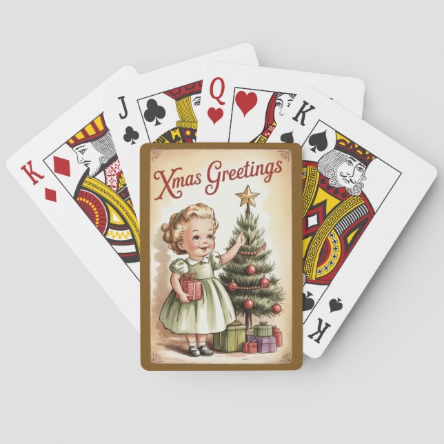 Baraja De Cartas Holiday Playing Cards Gift (Reverso)