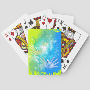 Baraja De Cartas holiES - Flying Hands Pigeons ART