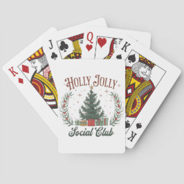 Baraja De Cartas Holly Jolly Social Club