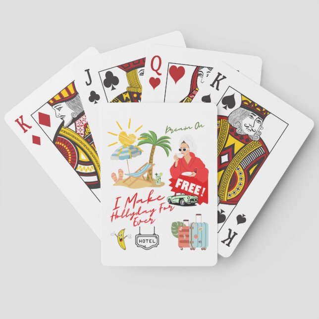 Baraja De Cartas Hollyday For Ever  (Reverso)