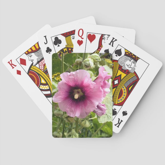 BARAJA DE CARTAS HOLLYHOCKS (Reverso)