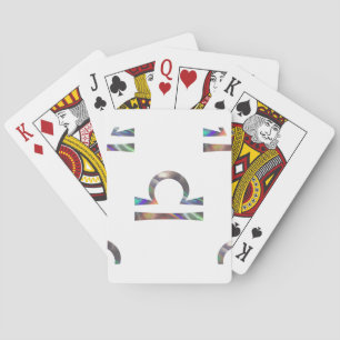 Baraja De Cartas holograma libra