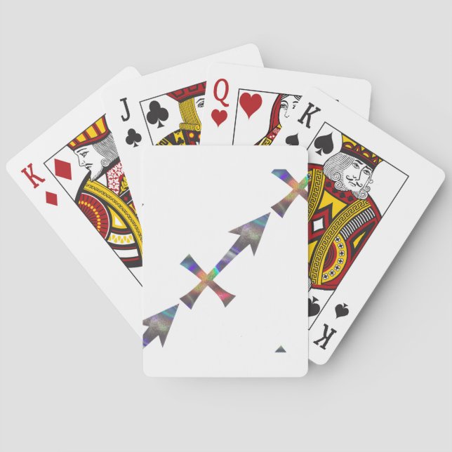 Baraja De Cartas holograma Sagittarius (Reverso)