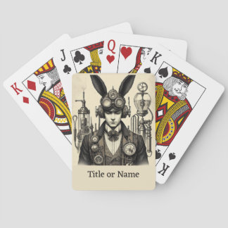 Baraja De Cartas Hombre de Steampunk con orejas