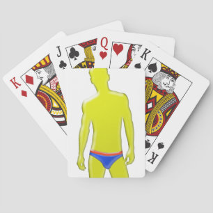 Baraja De Cartas Hombre en ropa interior
