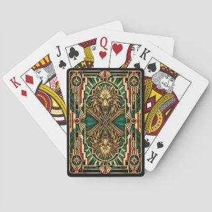 Baraja De Cartas Hombre lobo, Art Deco Mitológico