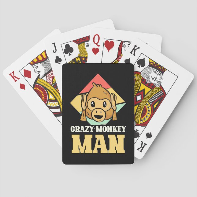 Baraja De Cartas Hombre loco (Reverso)