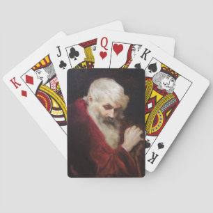 Baraja De Cartas Hombre mayor en un abrigo rojo (Santa Claus) (Navi