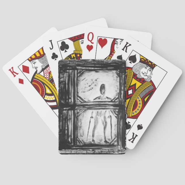 Baraja De Cartas Hombre paralizado (Reverso)