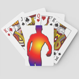 Baraja De Cartas Hombre posando
