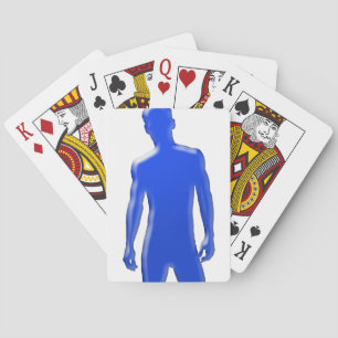 Baraja De Cartas Hombre posando