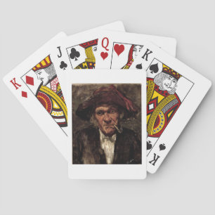 Baraja De Cartas Hombre que fuma un tubo, c.1859