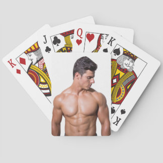 Baraja De Cartas Hombre sexy sin camiseta, hombre musculoso, poses
