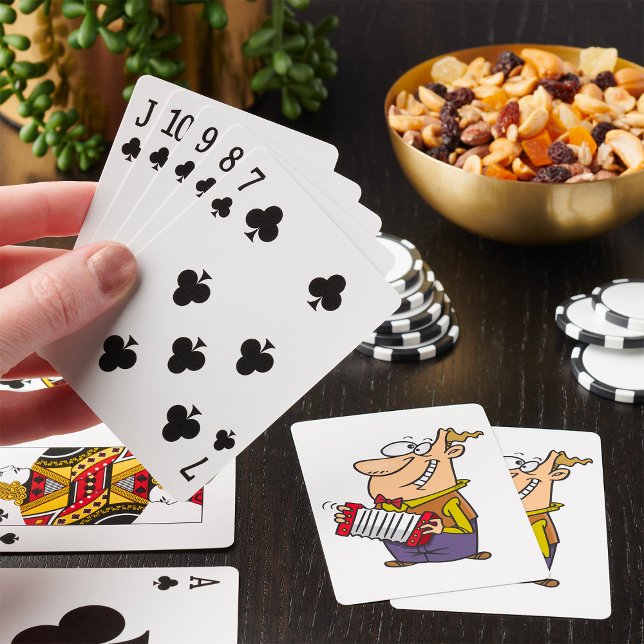 Baraja De Cartas Hombre tocando el acordeón (Subido por el creador)