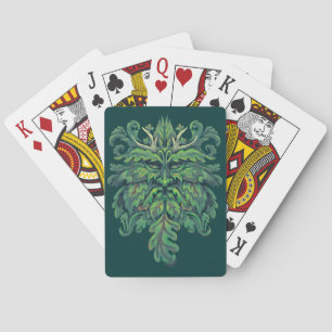 Baraja De Cartas Hombre verde
