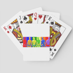 Baraja De Cartas Hombres arcoiris