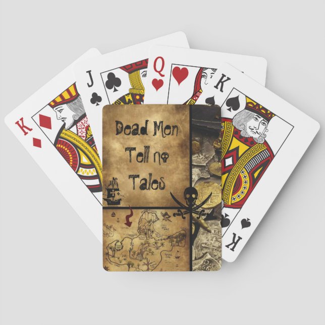 Baraja De Cartas Hombres muertos no cuentan historias (Reverso)
