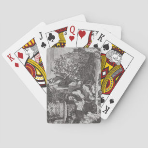 Baraja De Cartas Hombres santos chinos, ilustracion de una