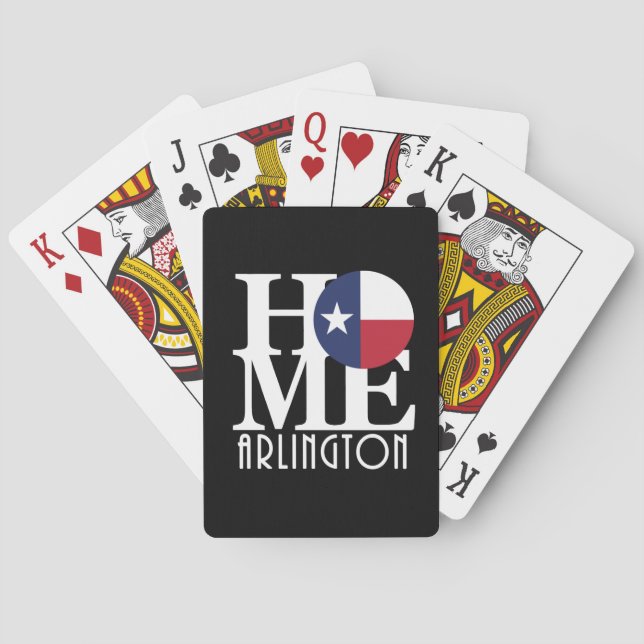 Baraja De Cartas HOME Arlington Texas (Reverso)