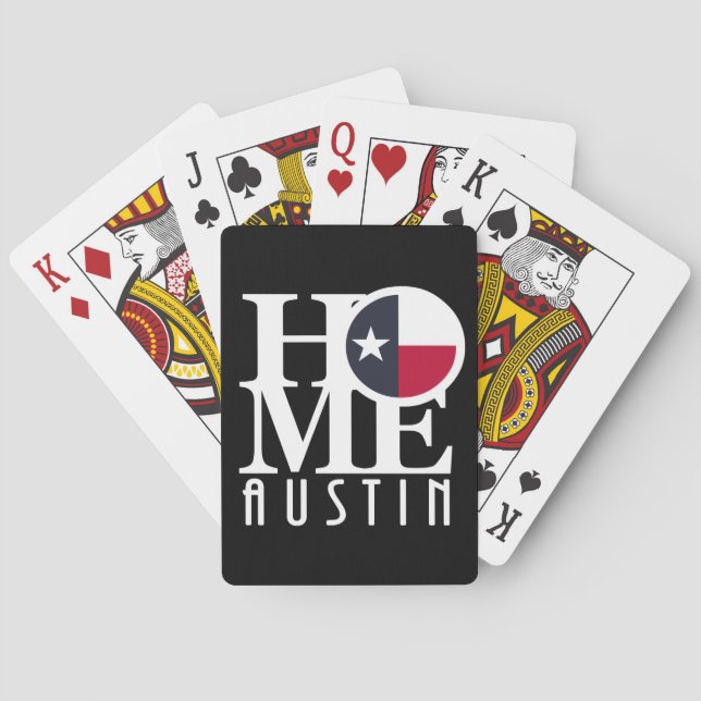Baraja De Cartas HOME Austin Texas (Reverso)