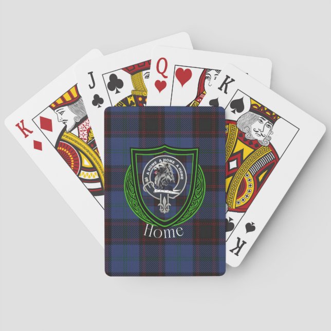 Baraja De Cartas Home Scottish Clan Tartan & Crest (Reverso)